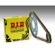 Kit chaine D.I.D HONDA CB350K 69-73 (Chaine VX3 Super Renforcée - Pas 530 - Couronne Acier)