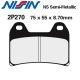 Plaquettes de frein NISSIN 2P-270NS SUZUKI GSX 1200 99-02 (Avant)