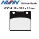 Plaquettes de frein NISSIN 2P-234NS SUZUKI VS750 GL F - P INTRUDER 86-91 (Avant)