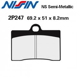 Plaquettes de frein NISSIN 2P-247NS DUCATI MONSTER 900 93-99 (Avant)