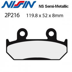 Plaquettes de frein NISSIN 2P216NS HONDA NTV 600 REVERE 88-90 (Avant)