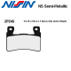 Plaquettes de frein NISSIN 2P-245NS HONDA CBR600 F4 - FS - Fi 99-06 (Avant)