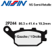 Plaquettes de frein NISSIN 2P-244NS SUZUKI DL250 V-STROM 17-19 (Arrière)