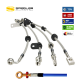 Durites de frein aviation SPIEGLER BMW R850 GS 96-00 (259)(05 durites av + arr - origine - ABS II)