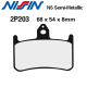 Plaquettes de frein NISSIN 2P-203NS HONDA VFR 400 RR 89-92 (Avant)